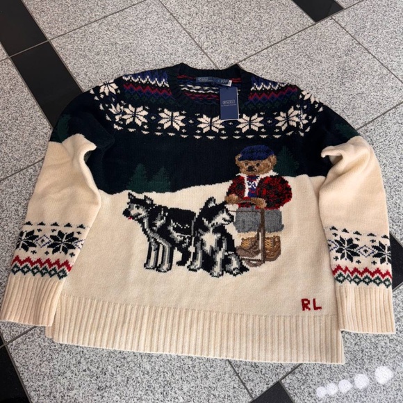 Sweater Ralph Lauren with bear - Picture 4 of 11